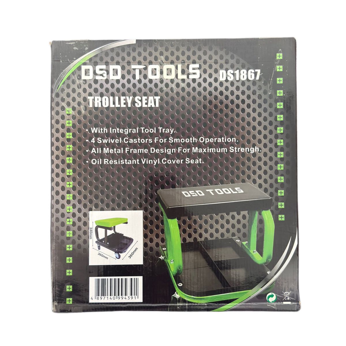 MECHANICS MOBILE ROLLING STOOL DS1867