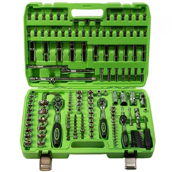 172PC 1/4 3/8 1/2 DR METRIC SUPER LOCK SOCKET SET DS1034
