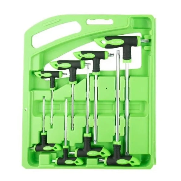 16PC T HANDLE HEX BALL & STAR SET DS1041