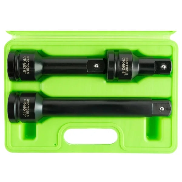 3PC 1" DR IMPACT EXTENSION BAR SET DS1120