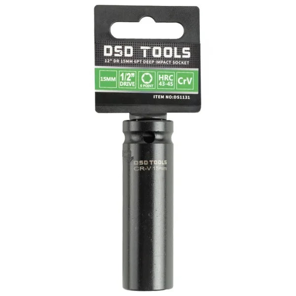 1/2" DR 15MM 6PT DEEP IMPACT SOCKET DS1131