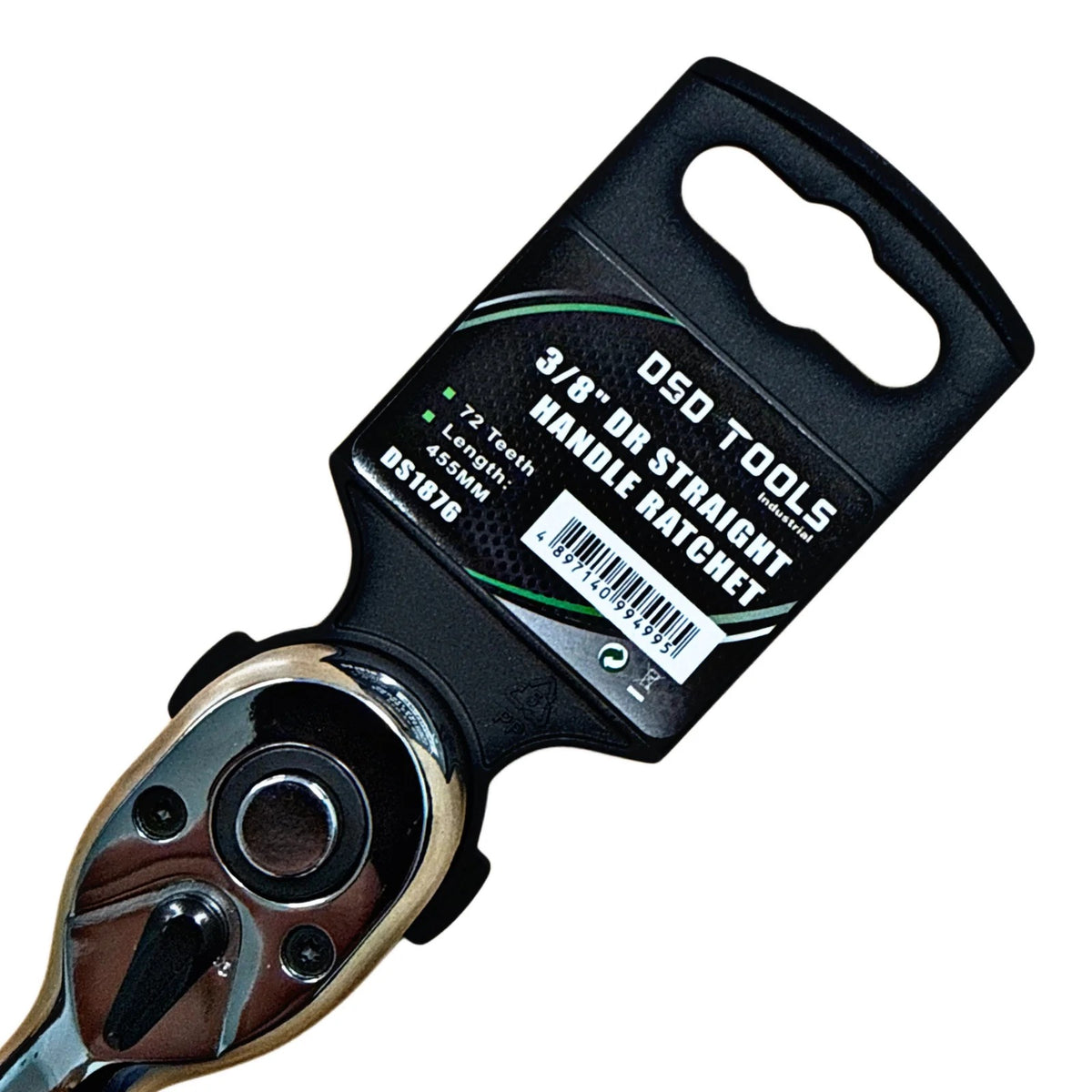 3/8″ DR 72T STRAIGHT RATCHET 455MM DS1876