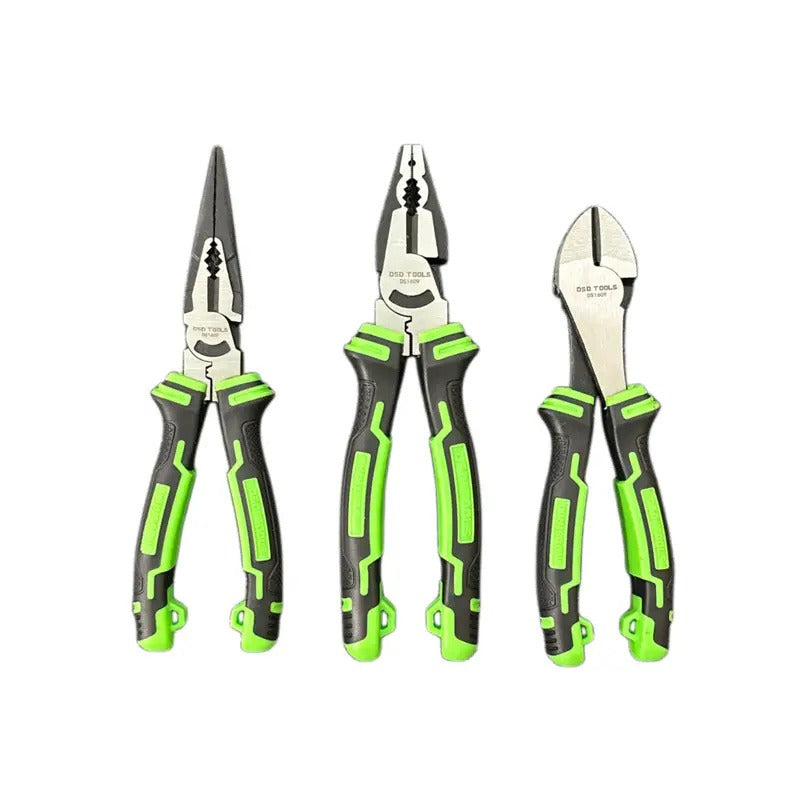 3PC HEAVY DUTY 8″ FINISH PLIERS SET DS1609