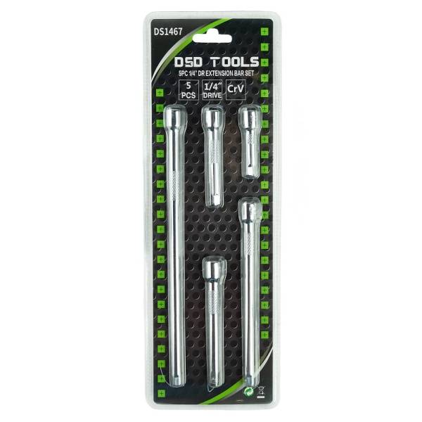 5PC 1/4" DR EXTENSION BAR SET DS1467