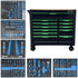 12 DRAWERS CASTER MOUNTED ROLLER TOOL CHEST CABINET TOOLS INCLUDED DS1830