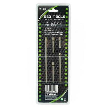5PC 1/4" DR EXTENSION BAR SET DS1467