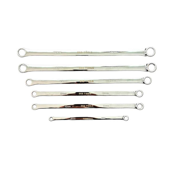 6PC RING SPANNER SET FOR DAMAGED NUTS 8-19MM  DS1808