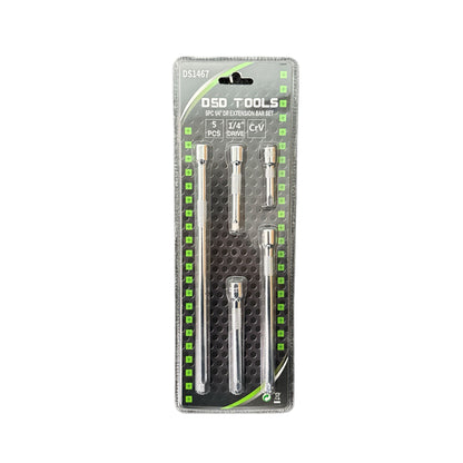 5PC 1/4" DR EXTENSION BAR SET DS1467