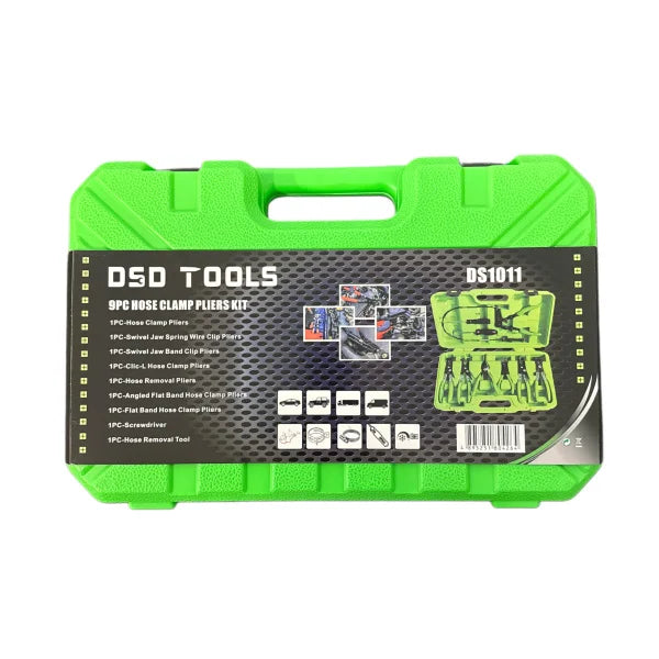 9PC HOSE CLAMP PLIERS KIT DS1011