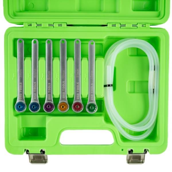 7PC BRAKE BLEEDER WRENCH SET 12PT DS1847