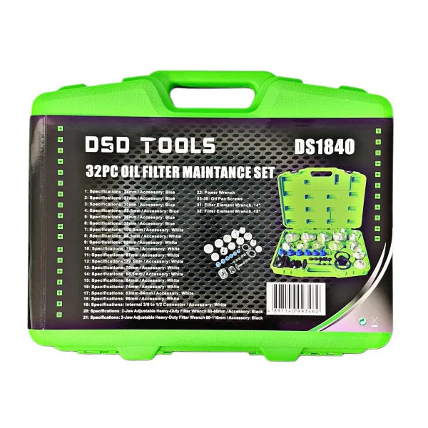 32PC GEN 4 OIL FILTER MAINTENANCE SET DS1840