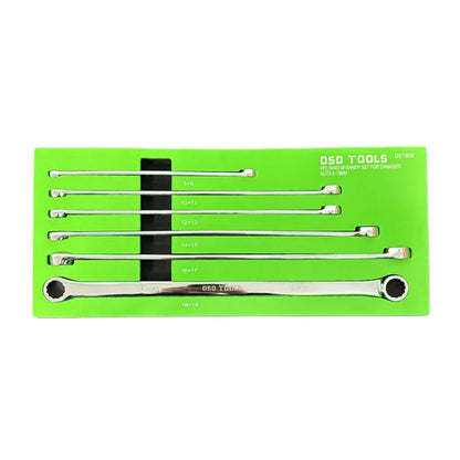 6PC RING SPANNER SET FOR DAMAGED NUTS 8-19MM  DS1808