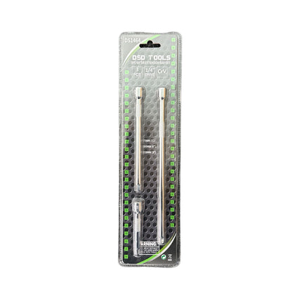 3PC 1/4" DR EXTENSION BAR SET DS1464