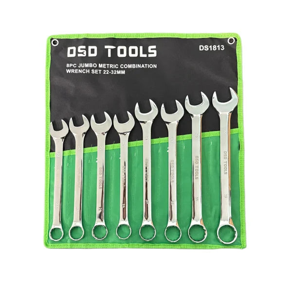 8PC JUMBO METRIC COMBINATION WRENCH SET 22-32MM  DS1813