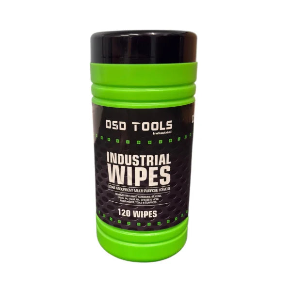 120PC EXTRA ABSORBENT MULTI PURPOSE INDUSTRIAL WIPES BOX OF 12 TUBS DS1832