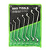 7PC DOUBLE OFFSET RING SPANNER SET 6-19MM 75DEG   DS1816