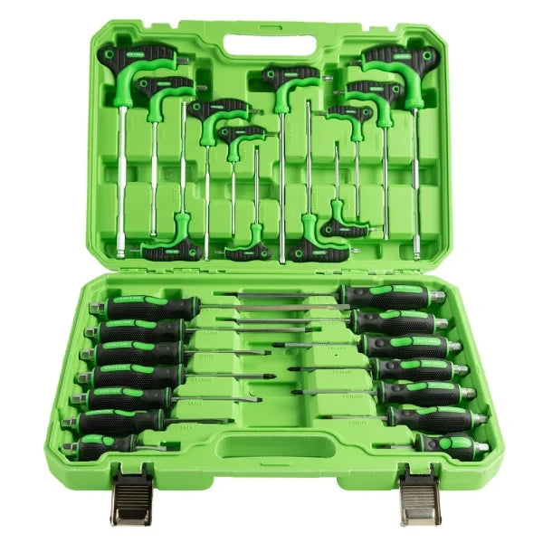 26 PCS HIGH GRADE SCREWDRIVER &amp; T HANDLE HEX BALL &amp; STAR SET DS1005