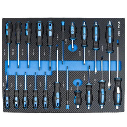 7 DRAWER ROLLER TOOL CHEST CABINET TOOLS INCLUDED DS1021