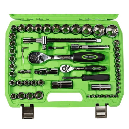 108PC 1/4 &amp;amp; 1/2 DR METRIC SUPER LOCK SOCKET SET DS1033