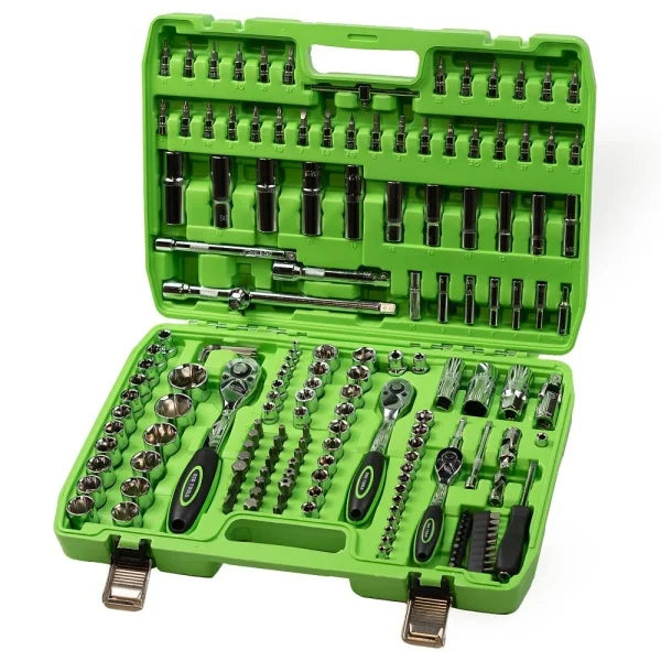 172PC 1/4 3/8 1/2 DR METRIC SUPER LOCK SOCKET SET DS1034