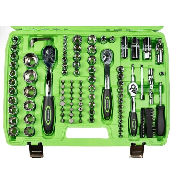 172PC 1/4 3/8 1/2 DR METRIC SUPER LOCK SOCKET SET DS1034