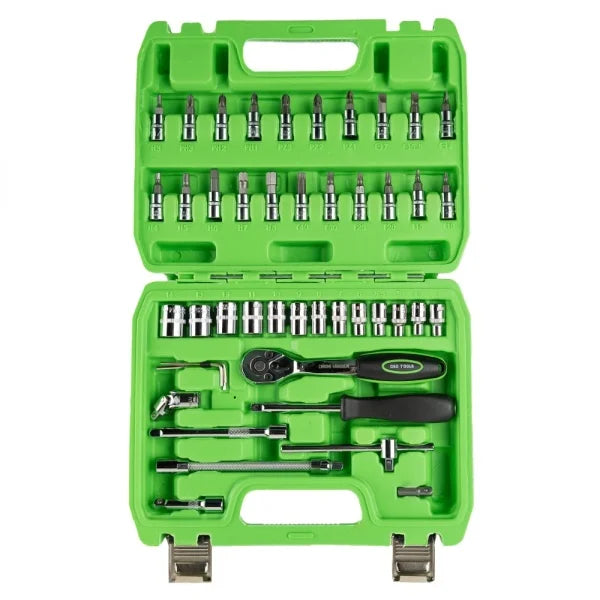 46PC 1/4 DR METRIC SOCKET &amp; BIT SET DS1036