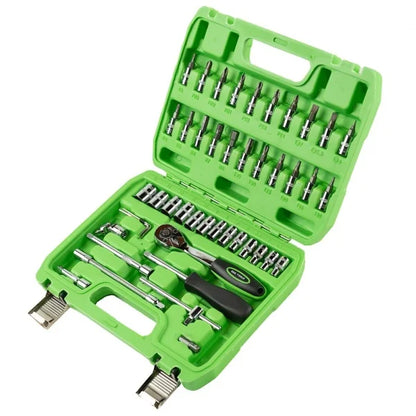 46PC 1/4 DR METRIC SOCKET &amp;amp; BIT SET DS1036