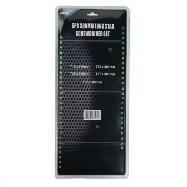 5PC 300MM LONG STAR SCREWDRIVER SET DS1040