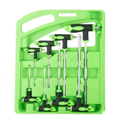 16PC T HANDLE HEX BALL &amp;amp; STAR SET DS1041