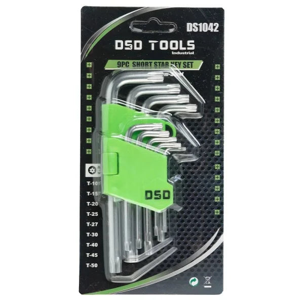 9PC SHORT STAR KEY SET DS1042