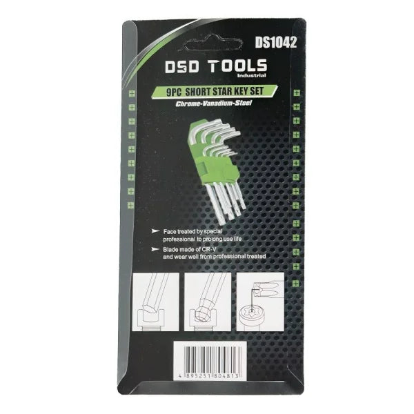 9PC SHORT STAR KEY SET DS1042