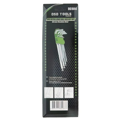 9PC EXTRA LONG BALL HEX KEY SET DS1044