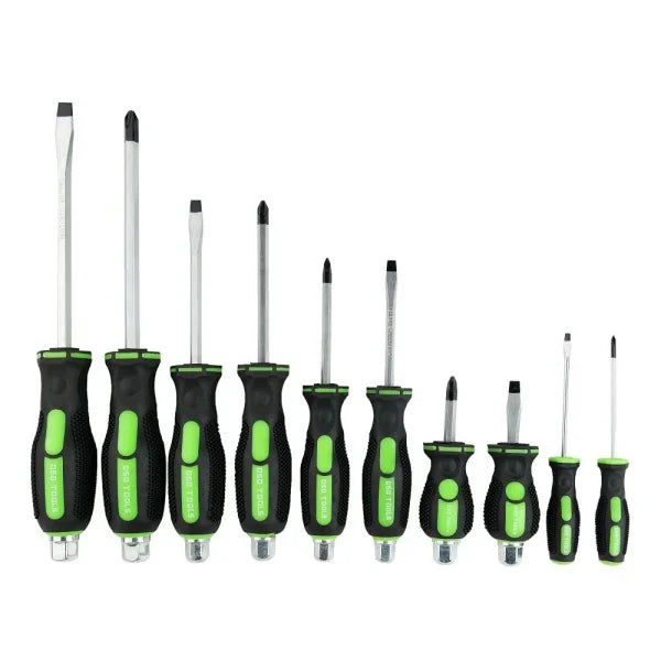 10PC SCREWDRIVER SET PHILIPS AND SLOTTED DS1048