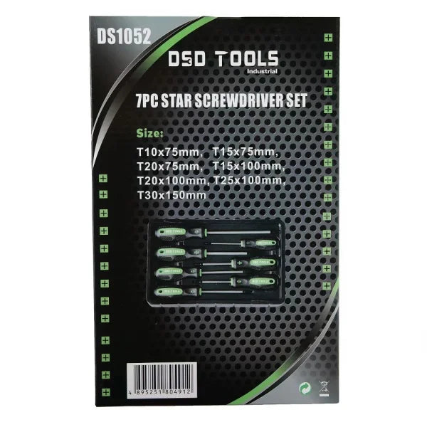 7PC STAR SCREWDRIVER SET DS1052