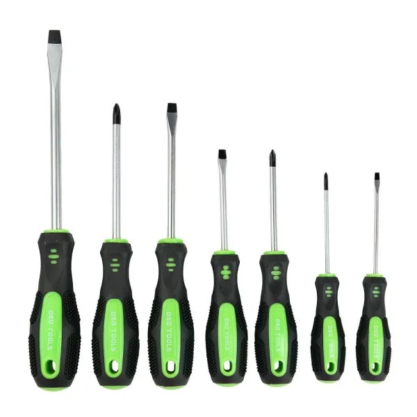 7PC CUSHIONED SCREWDRIVER SET SLOTTED AND PHILLIPS DS1054
