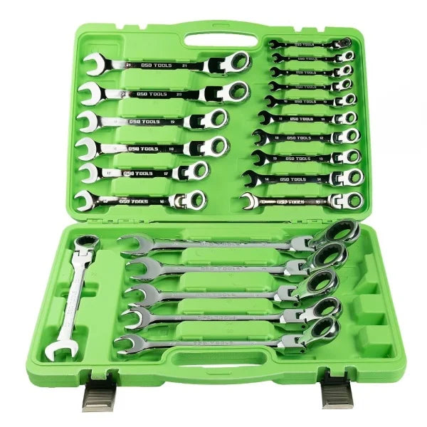 22PC METRIC FLEX GEAR RATCHET COMBINATION WRENCH SET DS1060