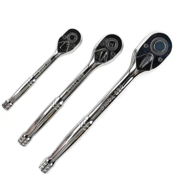 3PC HAND RATCHET SET 1/4" - 3/8" - 1/2" DS1084