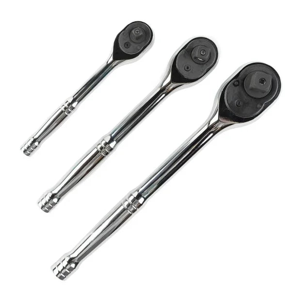 3PC HAND RATCHET SET 1/4" - 3/8" - 1/2" DS1084