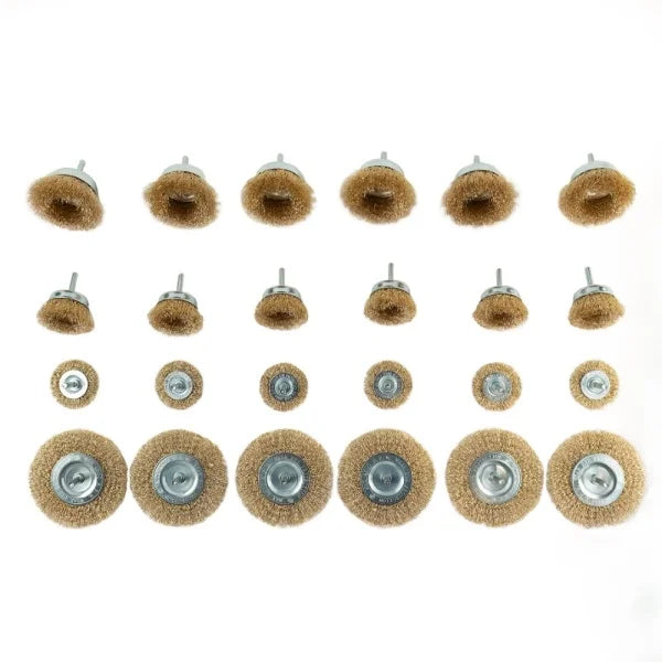 24PC ROTARY WIRE BRUSH SET DS1093