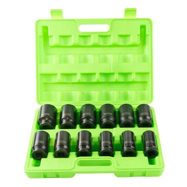 12PC 3/4" DR 6PT DEEP IMPACT SOCKETS METRIC DS1102