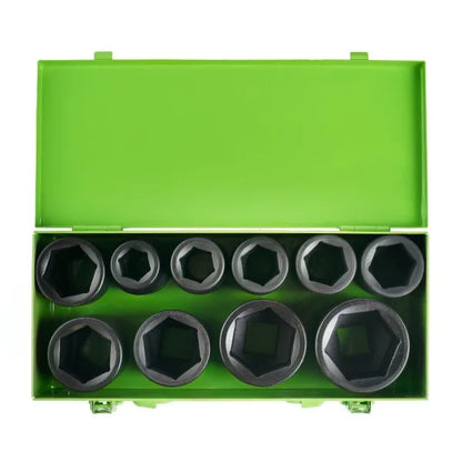 10PC 1" DR 6PT DEEP IMPACT SOCKETS DS1103