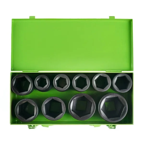 10PC 1" DR 6PT DEEP IMPACT SOCKETS DS1103