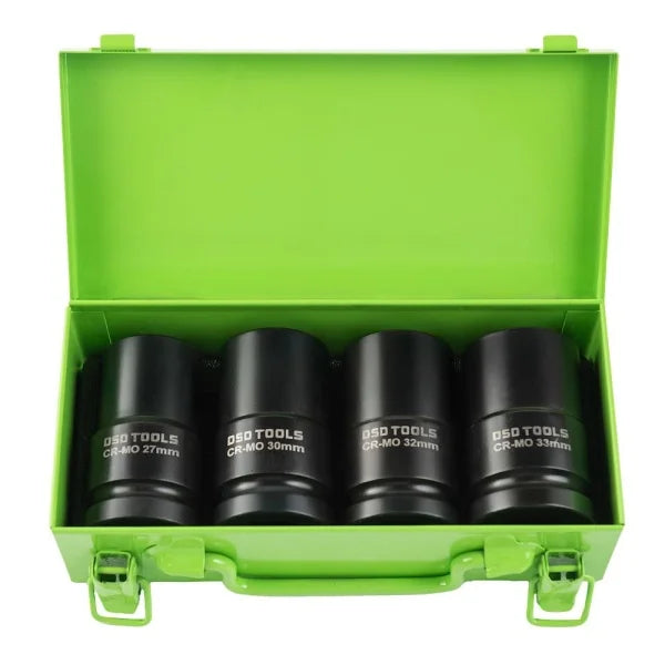 4PC 1" DRIVE 6PT DEEP IMPACT SOCKET SET DS1106