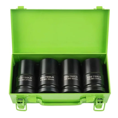 4PC 1" DRIVE 6PT DEEP IMPACT SOCKET SET DS1106