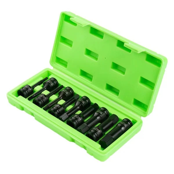 10PC 1/2" DR IMPACT HEX BIT SOCKETS DS1107