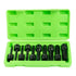 10PC 1/2" DR IMPACT HEX BIT SOCKETS DS1107