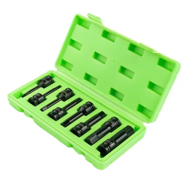 8PC 1/2" DR IMPACT HEX BIT SOCKETS DS1108