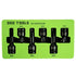 6PC 1/2" DR IMPACT SPLINE BIT SOCKETS SHALLOW &amp; DEEP DS1109