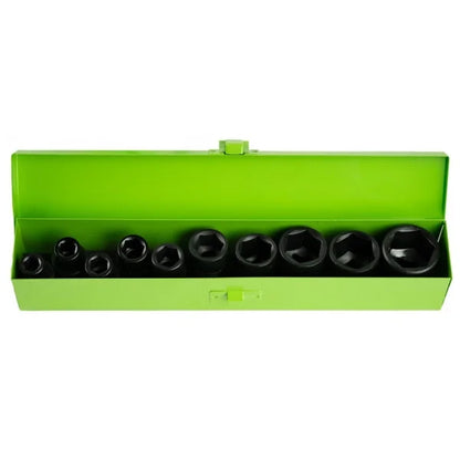 10PC 1/2" DR SHALLOW IMPACT SOCKET METRIC DS1110