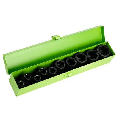 10PC 1/2" DR SHALLOW IMPACT SOCKET METRIC DS1110